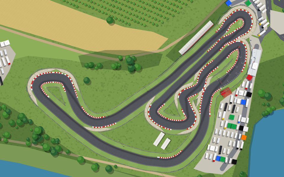 Circuit Valence – Arena 45 vu du ciel